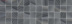 Плитка Laparet Agat мозаичный серый декор MM60085 (20х60)